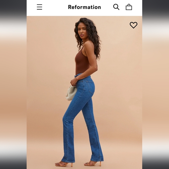Reformation Peyton High Rise Bootcut Jean size 29 - Picture 6 of 9